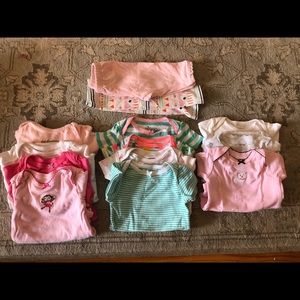 Bundle of baby girl clothes